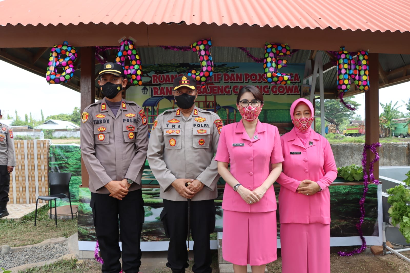 Resmikan Taman Baca Polsek Bajeng, Ini Harapan Kapolres Gowa 