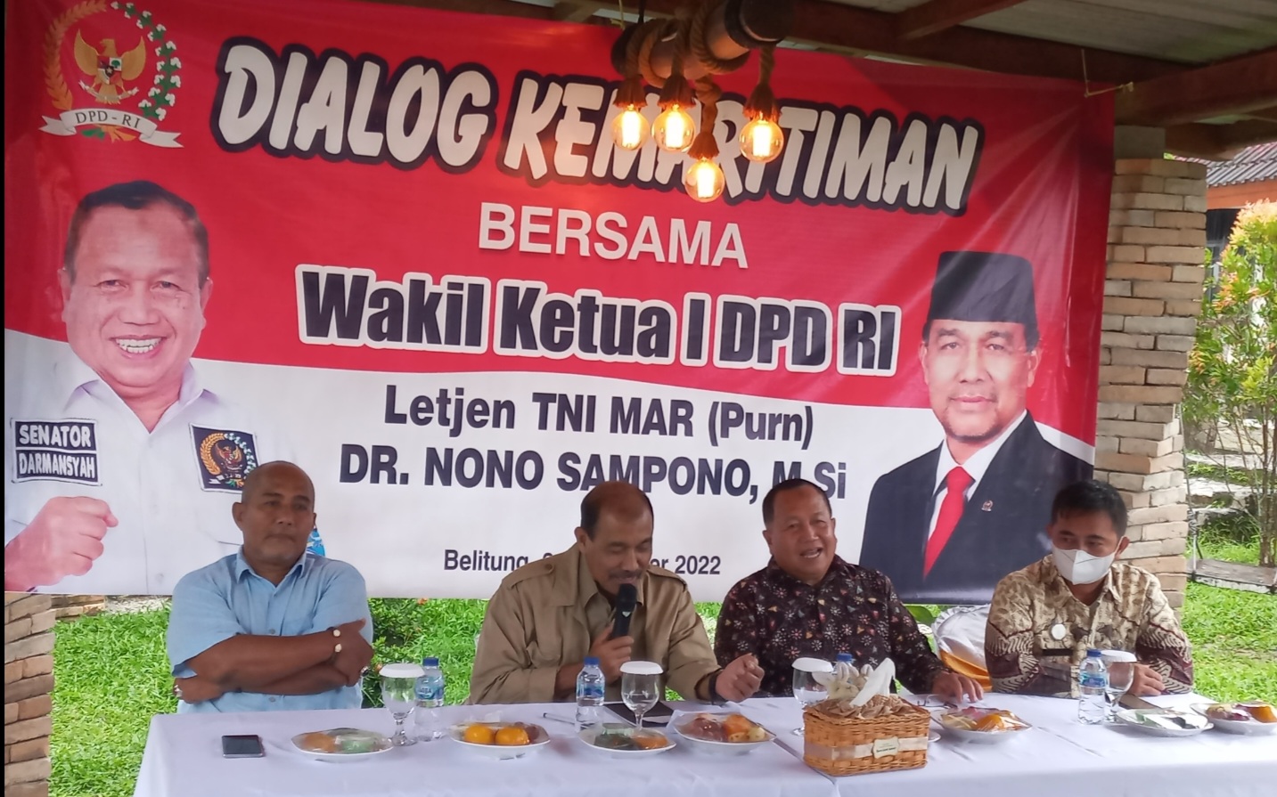 Dua Senator DPD RI Dialog Kemaritiman Bersama HNSI