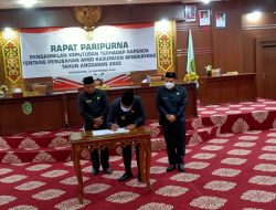 Rapat Paripurna Pengambilan, Keputusan Raperda APBD Perubahan 2022