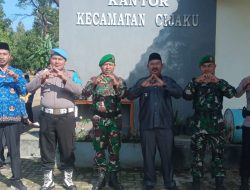 Personil Polsek Cijaku Polres Lebak Laksanakan Upacara Peringatan hari Kesaktian Pancasila Di Kecamatan Cijaku.