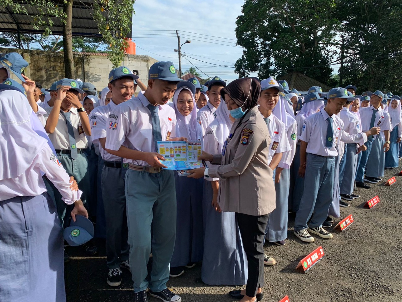 Hari Pertama Ops Zebra Maung 2022, Sat Lantas Polres Lebak Laksanakan Himbauan Tertib Lalulintas