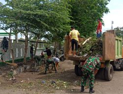 Sambut HUT TNI Ke 77, Korem 064/MY Karya Bakti Di TMP