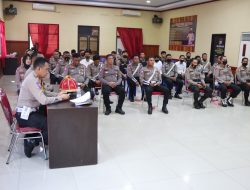 Kapolres Gowa Pimpin Latihan Pra Operasi Zebra 2022 