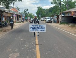 Denpom III/4 Serang Gelar Ops Gakrik Lalin damka Pekan Disiplin menyambut HUT TNI Ke – 77 Tahun 2022.