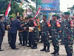 Babinsa Berprestasi Serma Agus Rizal Terima Penghargaan Dari Danrem 064/MY