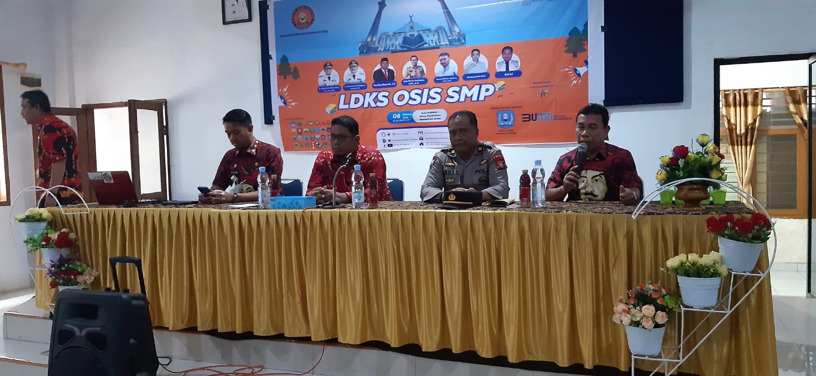 Ciptakan Generasi Yang Baik, Kasat Binmas Polres Gowa Hadiri Kegiatan LDK