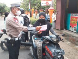 Hingga Hari Ke 5 Operasi Zebra, Sat Lantas Polres Gowa Berikan Surat Teguran Ke 75 Pengendara Yang Melanggar