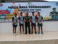 Turnamen Bola Volly Dandim 0623/Cilegon cup 2022 Mempererat Tali Silaturahmi Antar Pemerintah BUMN & BUMN