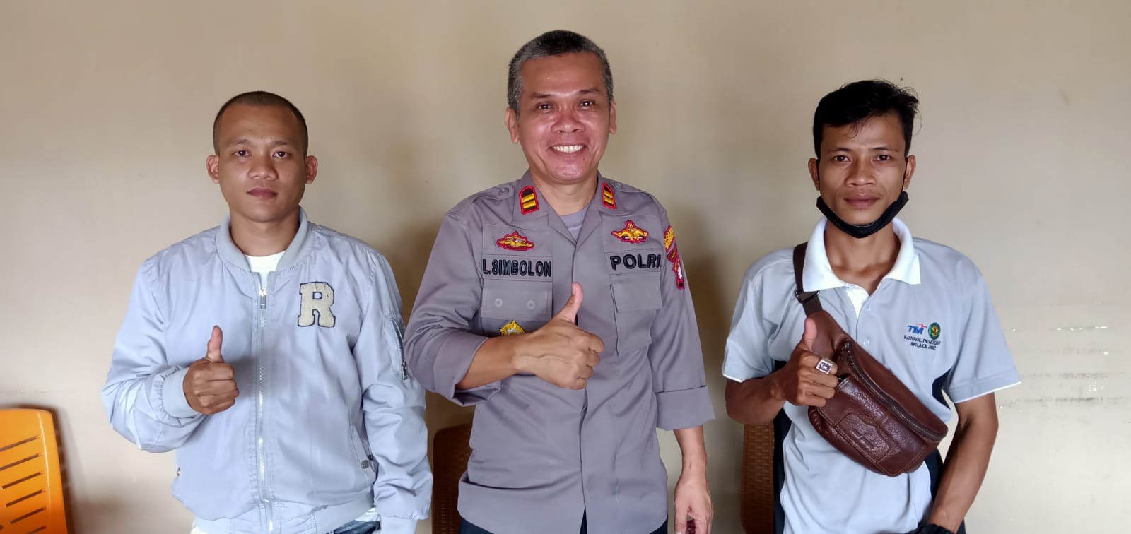 Kapolsek Samalantan Terima Kunjungan Silaturahmi Awak Media Bengkayang di Kantornya