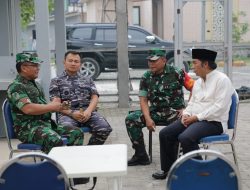 Danrem 064/MY Bersama Pj. Gubernur Banten Sambut Kedatangan Wapres Di Tanara