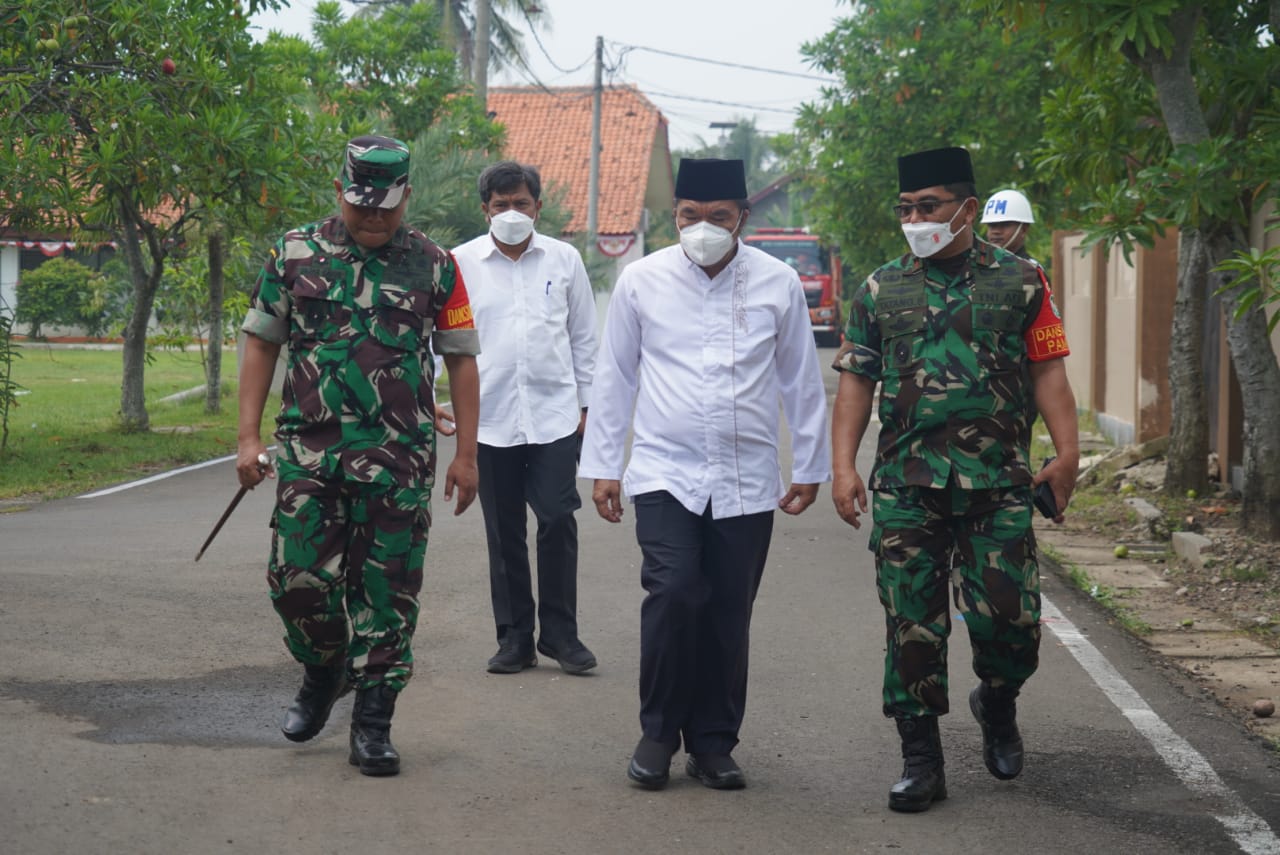 Kunjungan Wapres Maruf Amin ke Wilayah Korem 064/MY Aman dan Lancar Brigjen TNI Tatang Subarna Ucapkan Terima Kasih