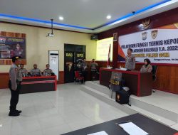 Bag SDM Polres Gowa Gelar Pelatihan Fungsi Tehnis Kepolisian T.A 2022