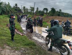 Brigjen TNI Tatang Subarna Dampingi Pangdam III/Siliwangi Touring di Wilayah Korem 064/MY