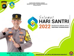 Kapolres Bangka Barat Selamat Hari Santri “Berdaya Menjaga Martabat Kemanusiaan