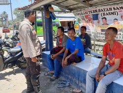 Jaga Kondusifitas, Kanit Binmas Polsek Bayah Polres Lebak Sambangi Warga dan Jalinsinergitas