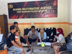 Penerapan Restorative justice Oleh Polsek Mentok,Polres Bangka- Barat