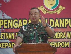 Dandenpom III/4 Serang Sambut Kunjungan Danpuspomad Letjen TNI Chandra W Sukotjo, M.Sc