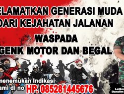 Cegah Aksi Gengster dan Tawuran Pelajar, Dandim 0601/Pandeglang Sebar Call Center Pengaduan