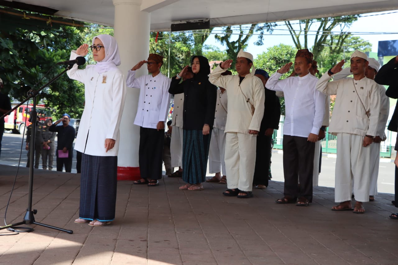 Kapolres Lebak hadiri Upacara Peringatan Hari Sumpah Pemuda ke-94 di Alun-alun Rangkasbitung