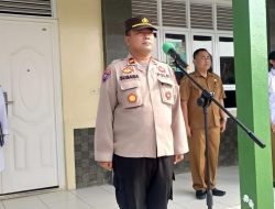 Kasat Binmas Polres Lebak, Pimpin Upacara Sekaligus Berikan Pembinaa dan Penyuluhan di SMKN 1 Rangkasbitung