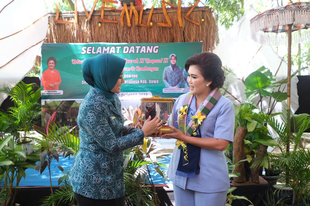 Priska Adnan Kenalkan Potensi Desa Wisata Kabupaten Gowa ke PIA Ardhya Garini Daerah II