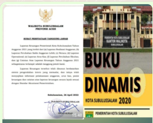 BAPEDA dan DPKD Kota Subulussalam Kurang Cermat Saat Perencanaan & Pelaksanaan Belanja Daerah 