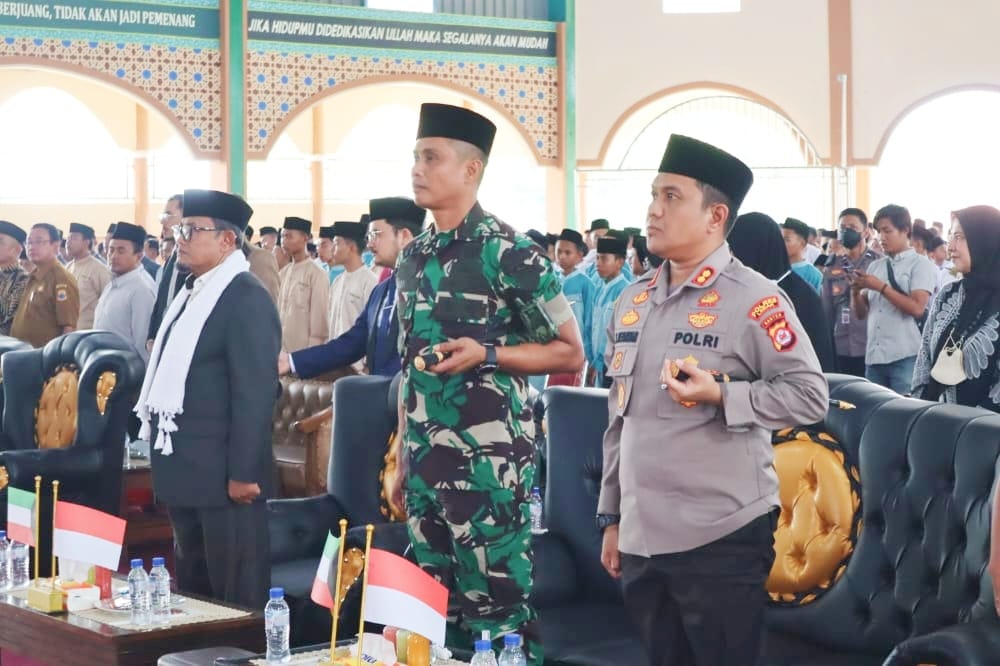 Kapolres Lebak Hadiri Acara Kunjungan Masyayikh dari Kerajaan Kuwait di Ponpes Modern Darel Al-Azhar Rangkasbitung