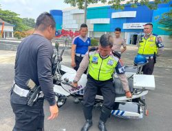 Asah Keterampilan dan Kemampuan, Sat Lantas Polres Lebak Gelar Latihan Safety Riding