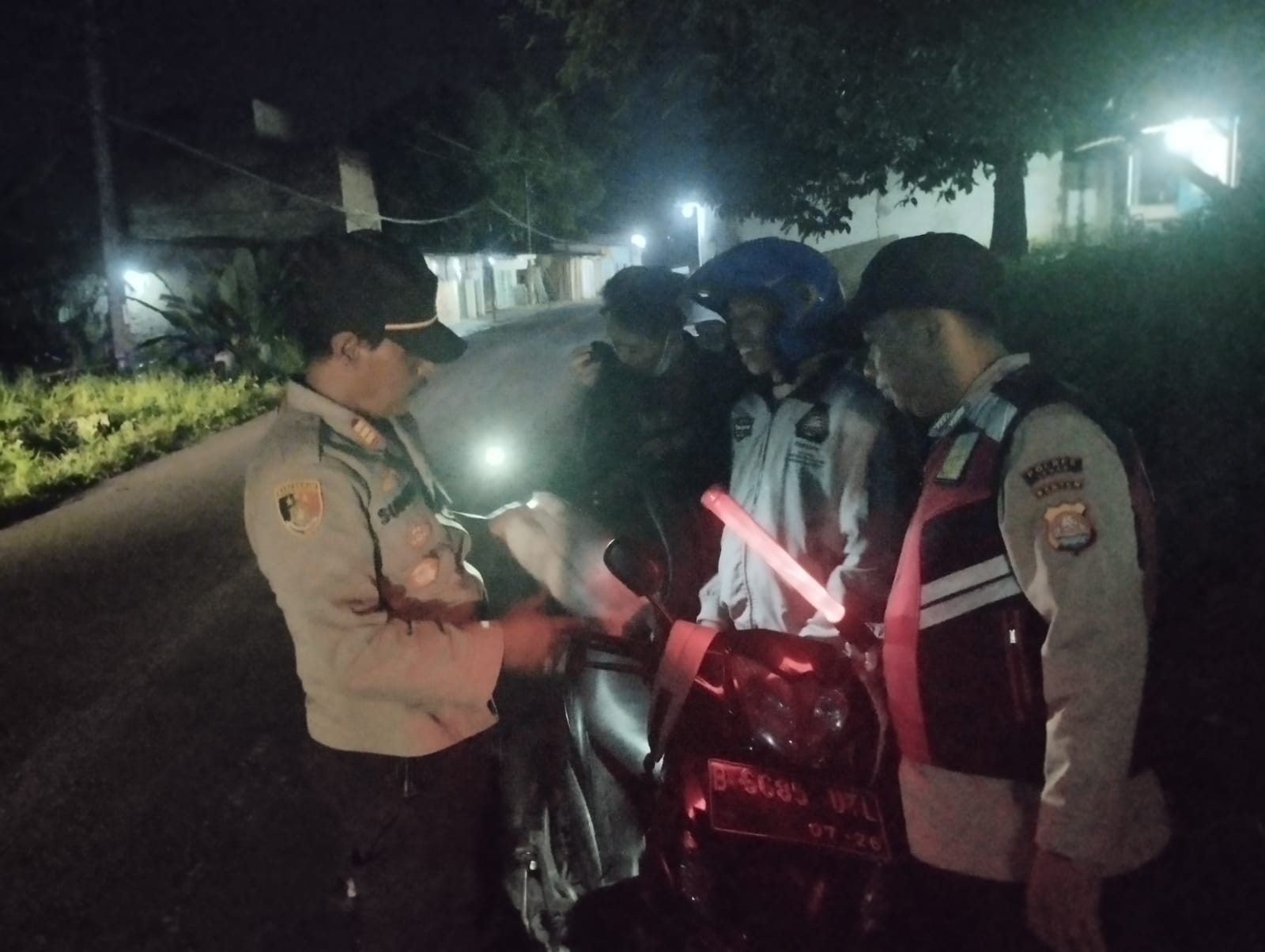 Polsek Leuwidamar Polres Lebak laksanakan KRYD Patroli Gabungan