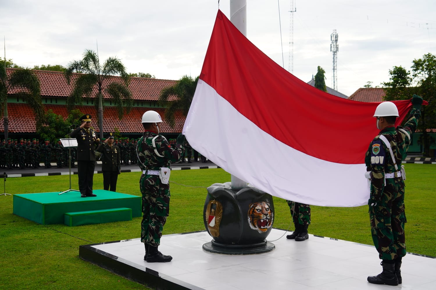 Danrem 064/MY Pimpin Upacara Peringatan Hari Pahlawan Tahun 2022