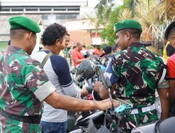 Korem 064/MY Lakukan Pemeriksaan Kendaraan Dinas Maupun Pribadi