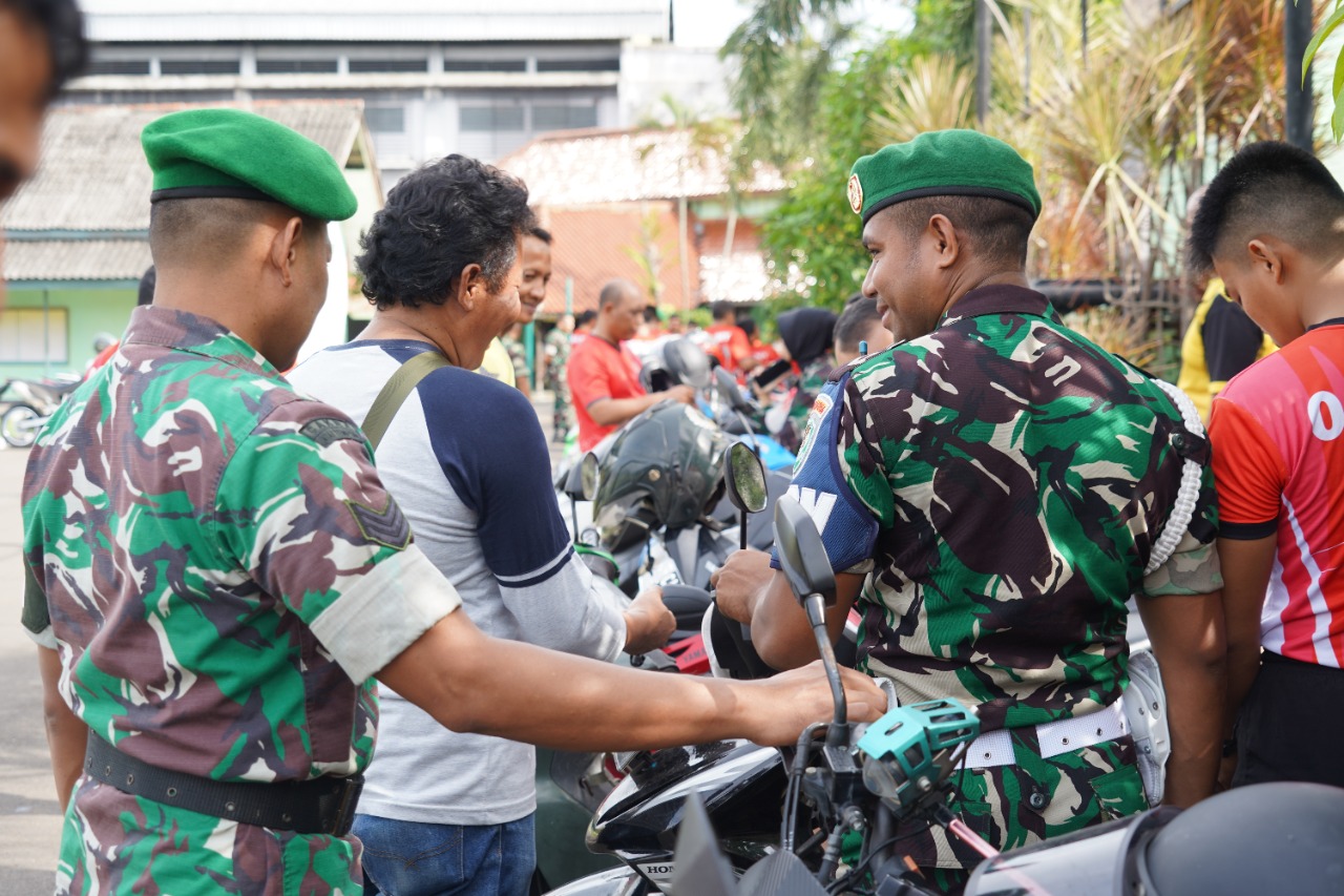 Korem 064/MY Lakukan Pemeriksaan Kendaraan Dinas Maupun Pribadi