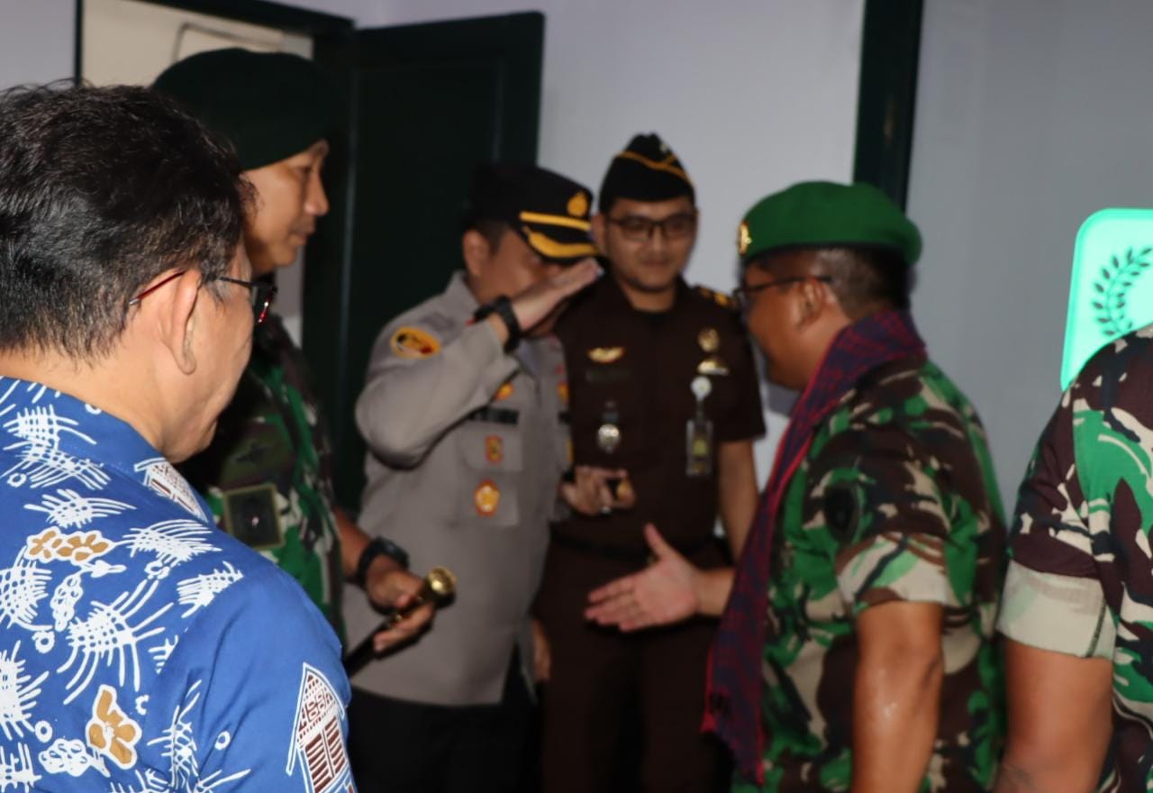 Kapolres Lebak dan Forkopimda Lebak Hadiri Kunker Danrem 064 Maulana Yusuf ke Makodim 0603 Lebak