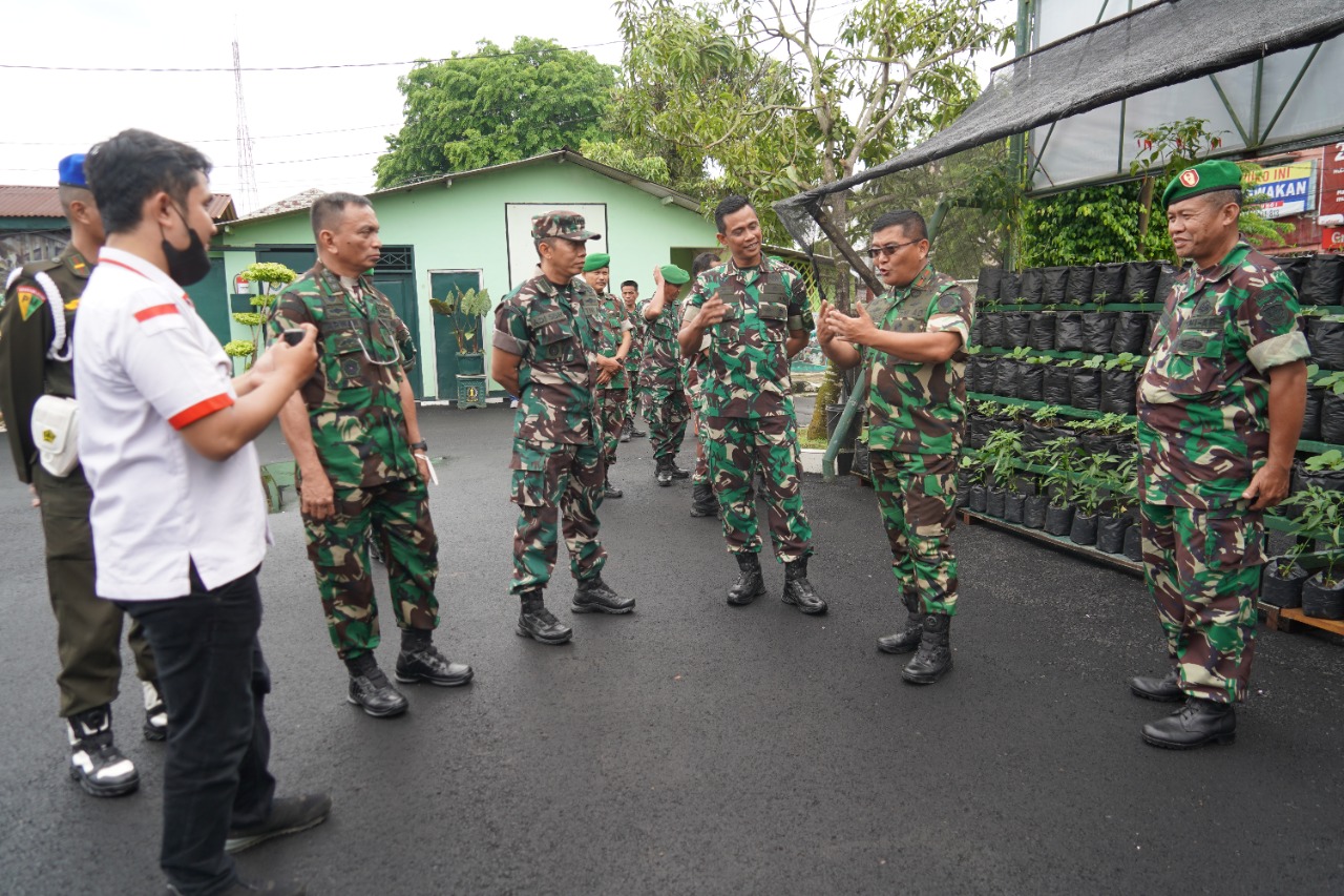 Bersama Wartawan, Danrem 064/MY Ajak Sukseskan Program Ketahanan Pangan