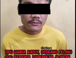 Tipu Warga Baduy, Seorang Pelaku berhasil diamankan Jajaran Sat Reskrim Polres Lebak