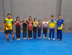 Cabor Wushu akan lebihi target emas KONI Way Kanan  Di Porprov ke IX Bandar Lampung