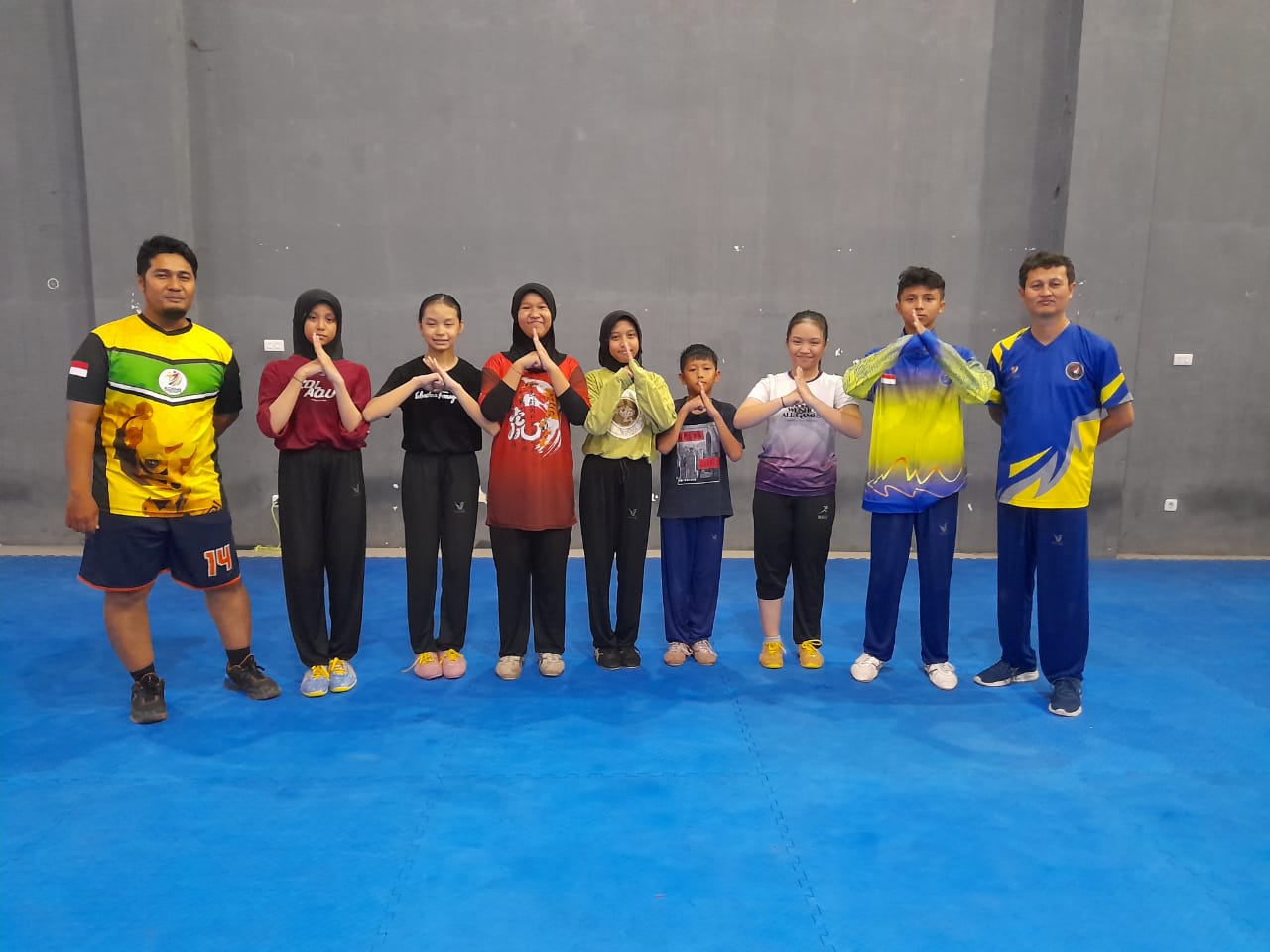 Cabor Wushu akan lebihi target emas KONI Way Kanan  Di Porprov ke IX Bandar Lampung