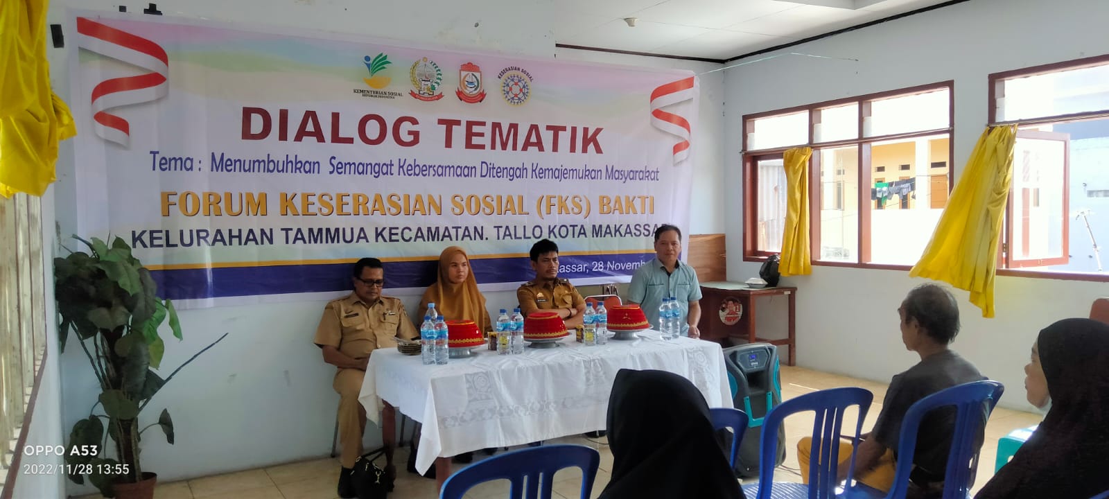 FORUM KESERASIAN SOSIAL ” ( FKS ) BAKTI Kel. Tammua Kec. Tallo Mengadakan DIALOG TEMATIK