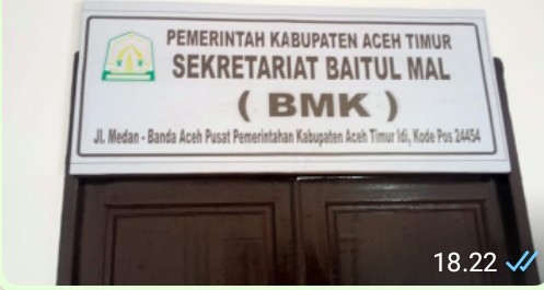 Baitul mal Aceh Timur Hanya Mampu Menyalurkan 23,74% Bantuan Sosial di Tahun 2021 Dari Anggaran Yang Tersedia