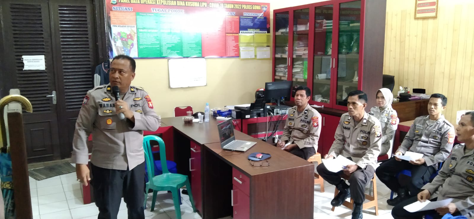 Menuju Polri Yang Presisi, Sat Binmas Polres Gowa Jabarkan Program “Polri Belajar”