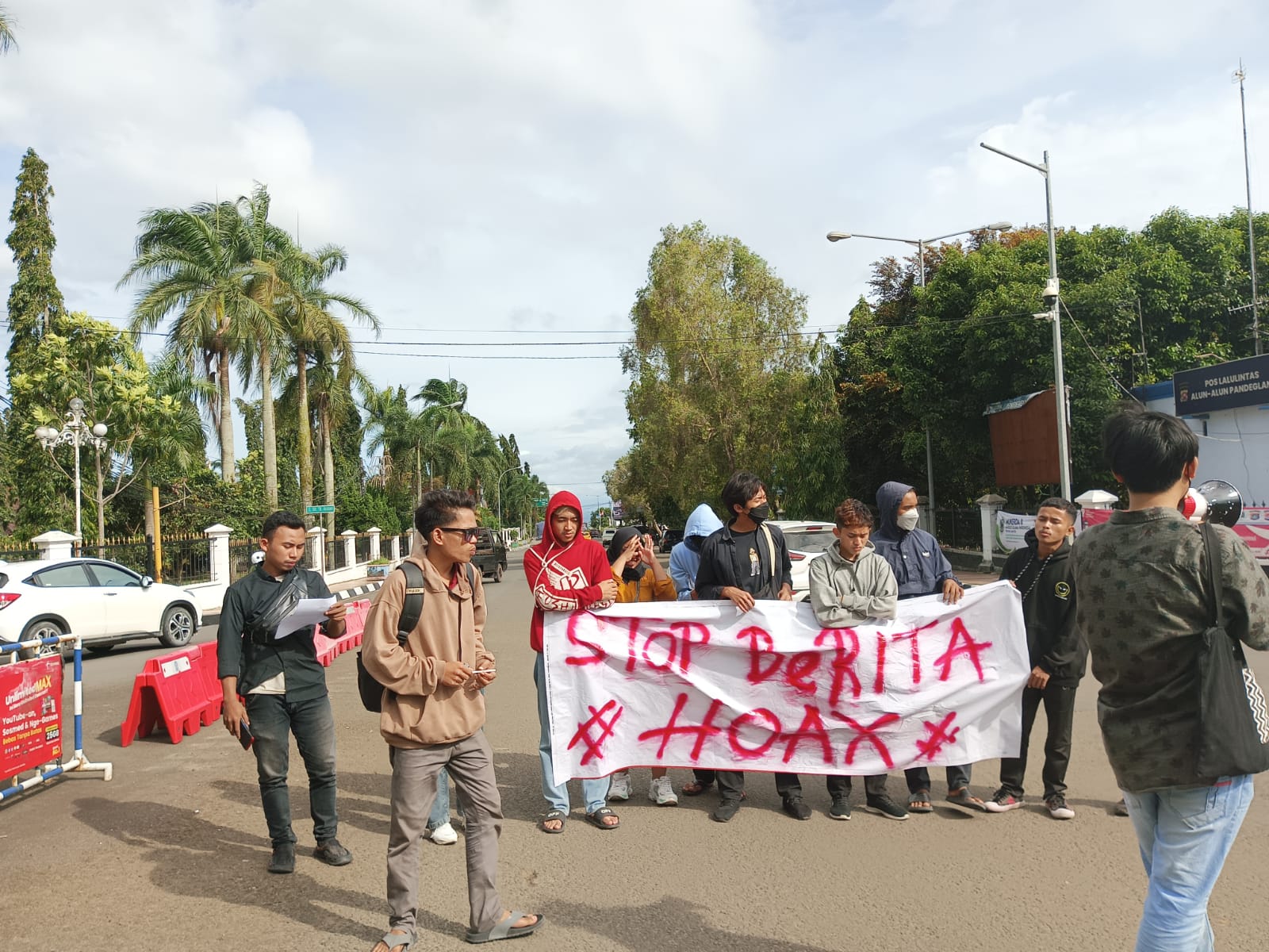 Aliansi Gema Banten Himbau masyarakat cerdas memilih dan memilah berita.