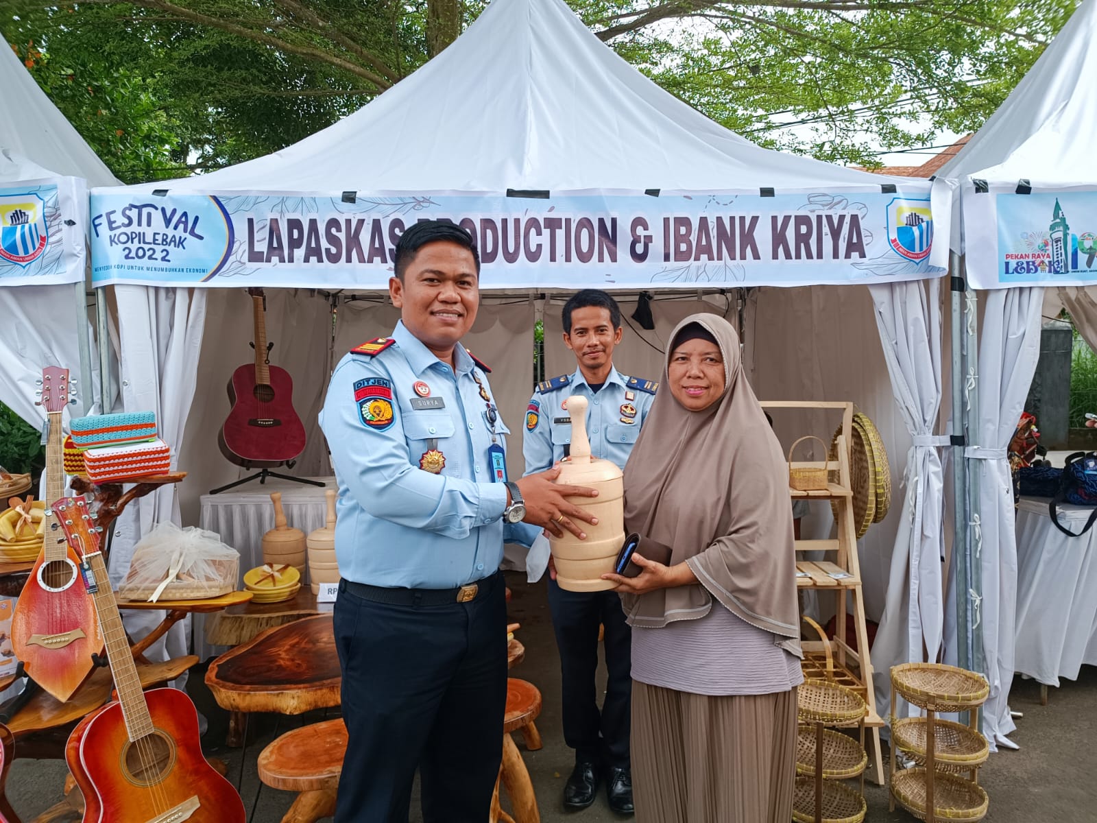 Hasil Karya Lapas Rangkasbitung Kembali Meriahkan Festival Kopi Lebak