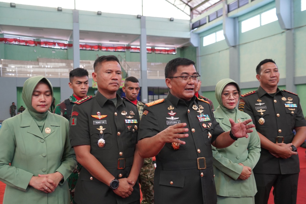 Upacara Peringatan Hari Juang TNI AD Berlangsung Khidmat di Wilayah Korem 064/MY