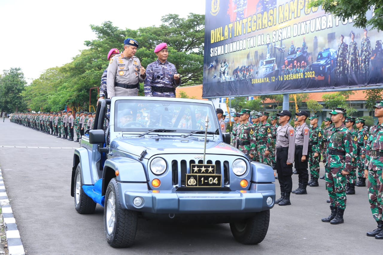 Kalemdiklat Polri Hadiri Penutupan lat Integrasi Kampus Kebangsaan TNI dan Polri TA 2022