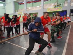 Seru, Danrem 064/MY Ikut Lomba Tarik Tambang