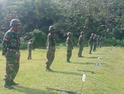 Pelihara Kemampuan Prajurit, Kodim 0601/Pdg Laksanakan Latihan Menembak TW. IV Tahun 2022  