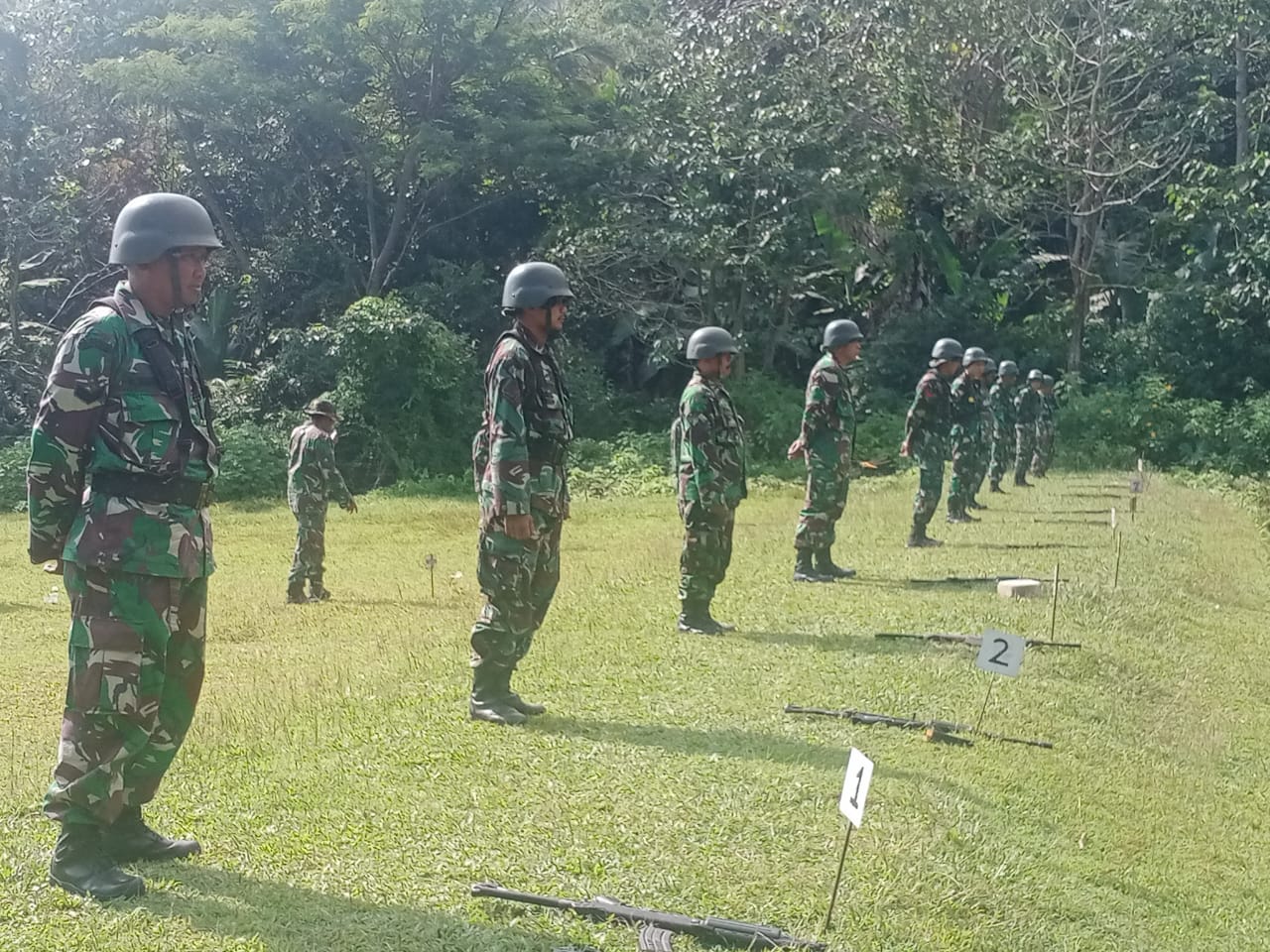 Pelihara Kemampuan Prajurit, Kodim 0601/Pdg Laksanakan Latihan Menembak TW. IV Tahun 2022  