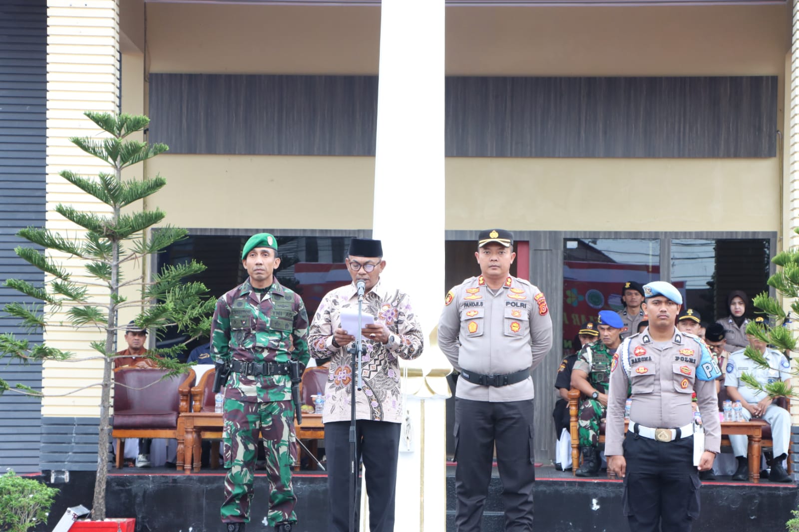 Polres Aceh Barat Melaksanakan Apel Gelar Pasukan Operasi Lilin Seulawah – 2022