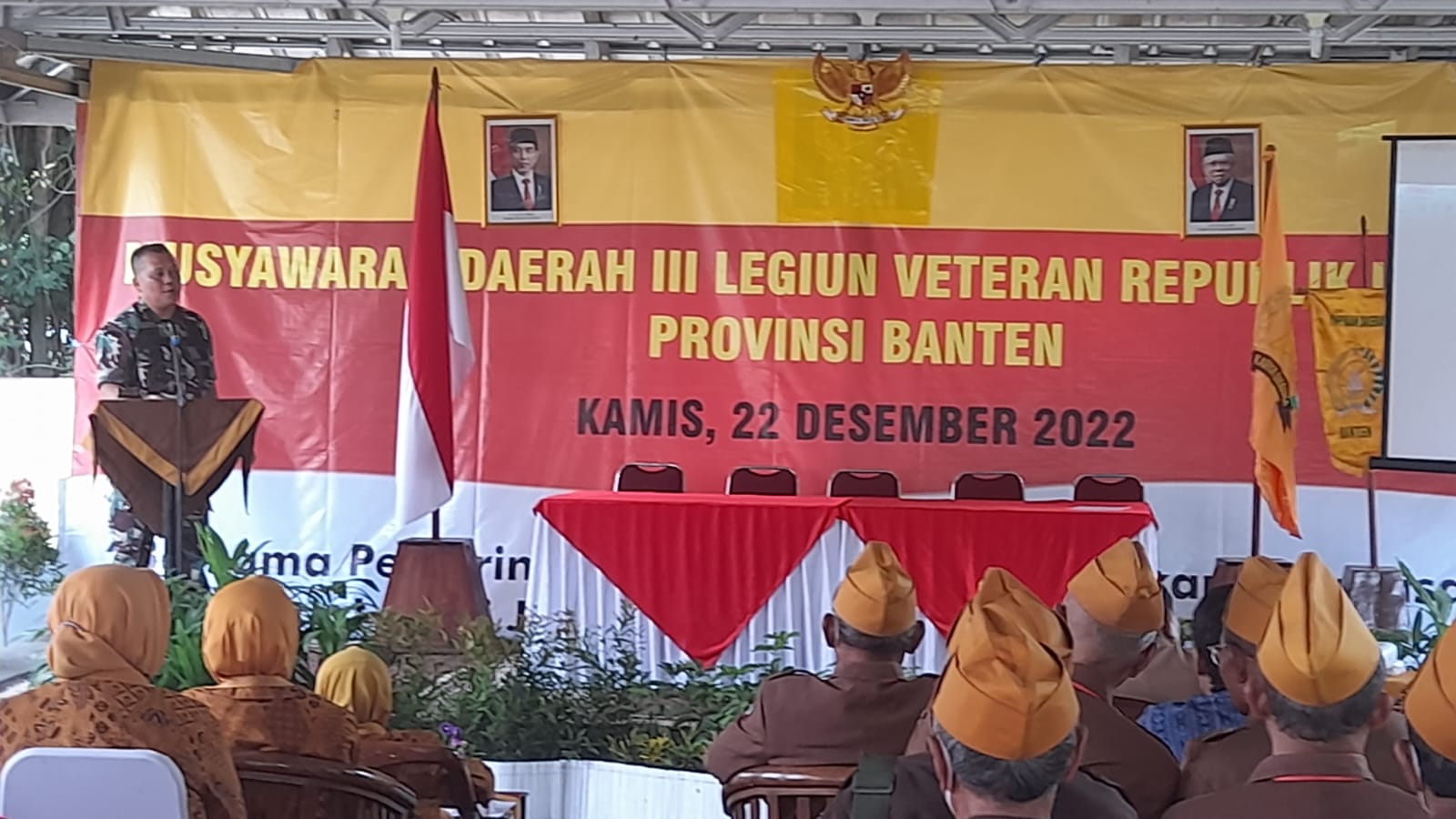 Kasiter Kasrem 064/MY Hadiri Musda LVRI III Banten