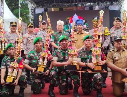 Danramil dan Babinsa Terbaik Kodim 0601/Pandeglang Menerima Penghargaan Dari KSAD, Jenderal TNI Dudung Abdurachman